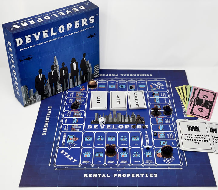 Bid and Build Real deals Estate Strategy Board game